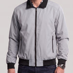 KZZ Men's casual zip-up jacket