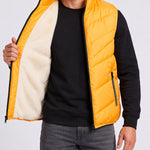 KZZ Men's Fashion Sleeveless Stand Collar Jacket