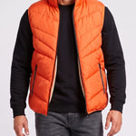 KZZ Men's Fashion Sleeveless Stand Collar Jacket