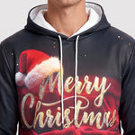 KZZ Men's 3D-Embroidered Hoodie Set