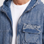 KZZ Men's Hooded Jacket