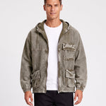 KZZ Men's Hooded Jacket