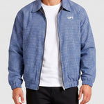 KZZ Vintage-style outdoor sports jacket with a lapel collar