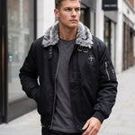 KZZ Men's Padded Long-Sleeve Jacket