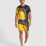 KZZ Men's Casual Fashion Two-Piece Set