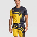 KZZ Men's Casual Fashion Two-Piece Set