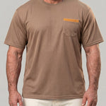 KZZ Men's Classic Waffle-Knit T-Shirt