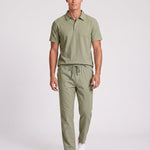 KZZ Casual short-sleeved shirt and loose-fitting trousers