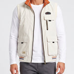 KZZ Men's single-piece stand-up collar double-sided vest