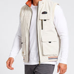 KZZ Men's single-piece stand-up collar double-sided vest