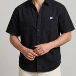 KZZ Men's Vintage Denim Shirt Jacket