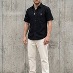 KZZ Men's Vintage Denim Shirt Jacket