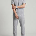 KZZ Short-sleeved polo shirt and drawstring cargo pants