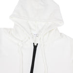 KZZ Men's Classic Solid-Color Waffle-Knit Half-Zip Hoodie