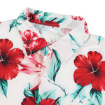 KZZ Men's Hawaiian-Print Two-Piece Set