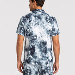 KZZ Tie-dye short-sleeve shirt and shorts set
