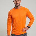 KZZ Men's Long-Sleeve Crew-Neck T-Shirt