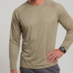 KZZ Men's Long-Sleeve Crew-Neck T-Shirt