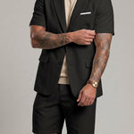 KZZ Short-Sleeve Blazer and Shorts