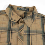 KZZ Men's Summer Short-Sleeve Plaid Shirt