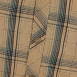 KZZ Men's Summer Short-Sleeve Plaid Shirt