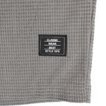 KZZ Men's Waffle-Knit Casual Shorts