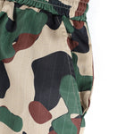 KZZ Men's Camouflage Print Two-Piece Set