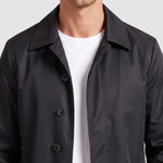 KZZ Men's Solid-Color Mid-Length Business-Casual Jacket