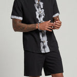KZZ Casual loose-fitting top and shorts