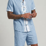 KZZ Casual loose-fitting top and shorts