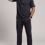 KZZ Casual, loose-fitting short-sleeved top and trousers