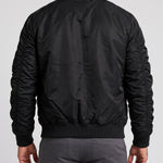 KZZ Men's Retro Long-Sleeved Thick Air Force Pilot Jacket