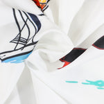 KZZ Printed top and drawstring shorts