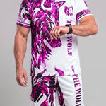 KZZ Men's Casual Breathable T-Shirt and Shorts