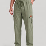 KZZ Men's Drawstring Cargo Pants