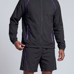 KZZ Hooded jacket and elastic-waist shorts