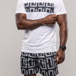 KZZ Men's Tropical-Style Casual Summer Set