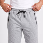 KZZ Men's Thick Warm Lined Sports Pants