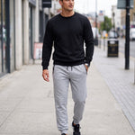 KZZ Men's Thick Warm Lined Sports Pants