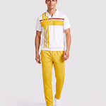 KZZ Short-sleeved zip-up top and trousers