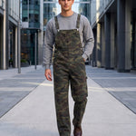 KZZ Men's casual camouflage jumpsuit