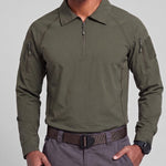 KZZ Men's Long-Sleeve Polo