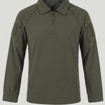 KZZ Men's Long-Sleeve Polo
