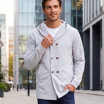 KZZ Men's Autumn Hooded Windbreaker