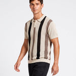KZZ Breathable Open-Knit Polo Shirt