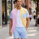 KZZ Men's Casual, Stylish, and Comfortable Two-Piece Set
