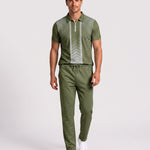 KZZ Men's Two-Piece Casual Sportswear Set