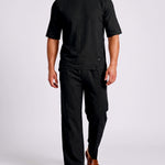 KZZ Men's Casual Button-Up Shirt and Pants Suit