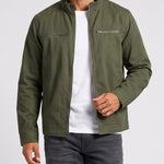KZZ Men's Retro Loose Long-Sleeved Jacket Casual Work Jacket