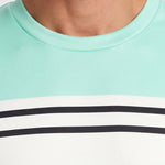 KZZ Men's Simple Striped Classic Long-Sleeve Sweatshirt